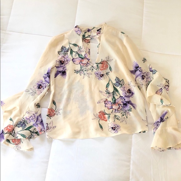 Boho floral blouse - Picture 8 of 9